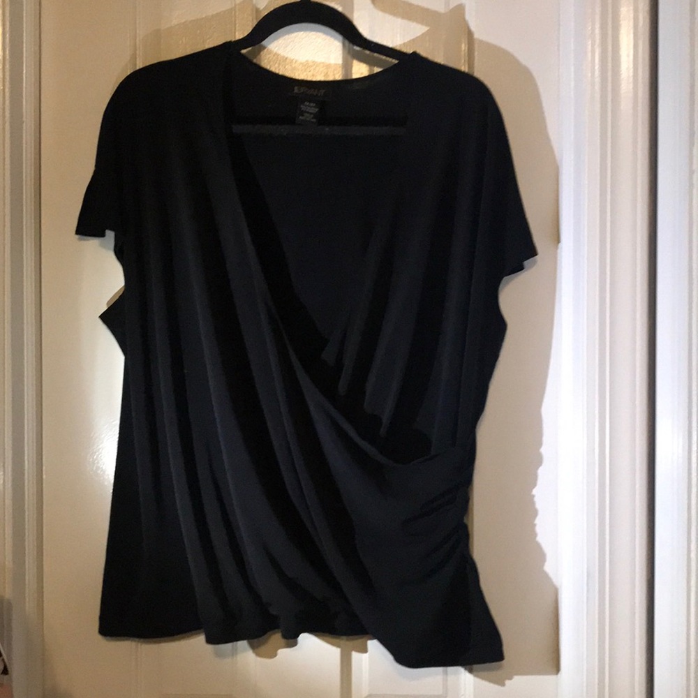 Lane Bryant Black blouse